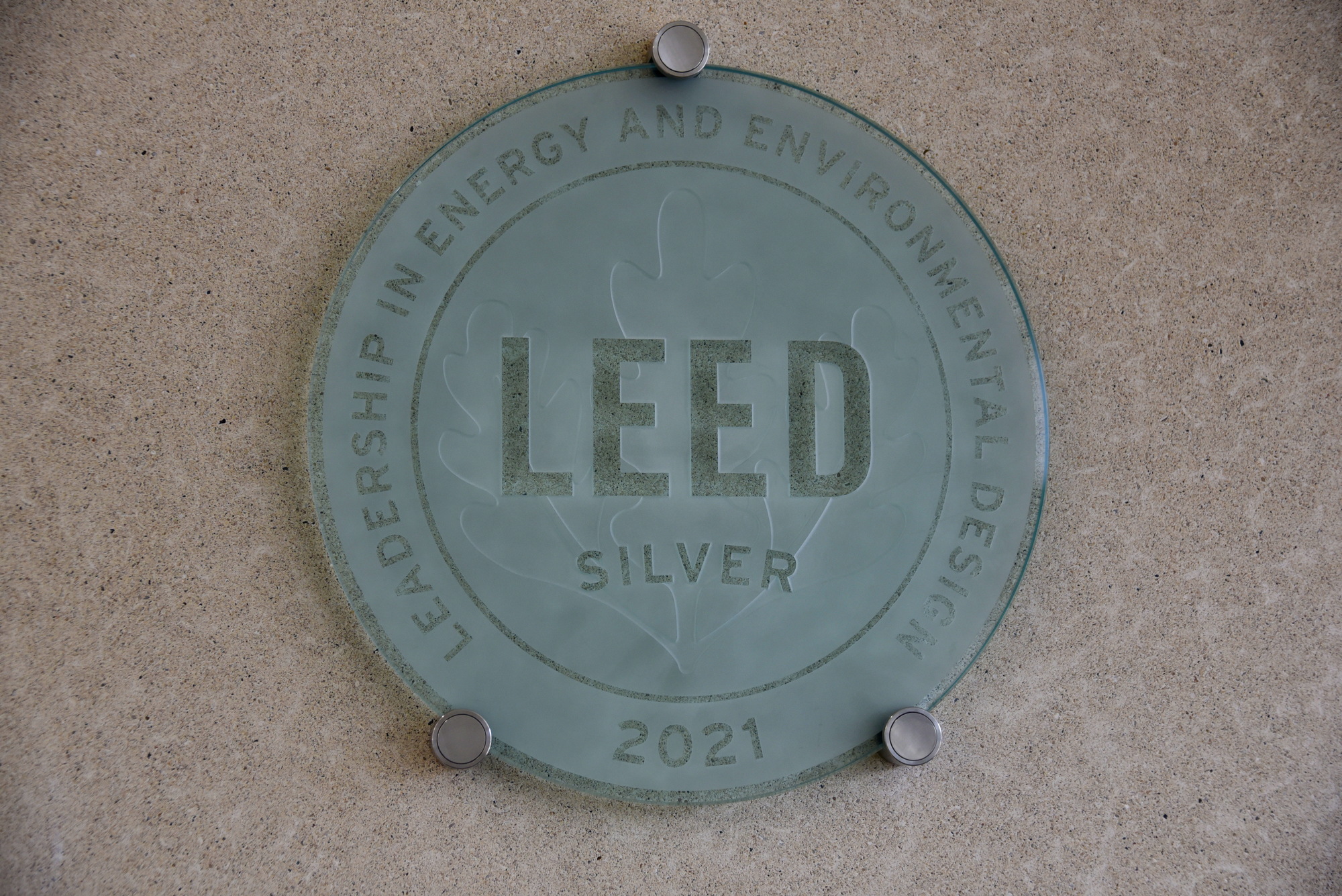 LEED Building Plaque